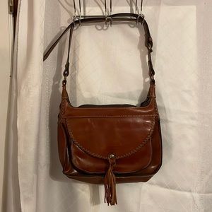 Patricia Nash leather handbag brown.